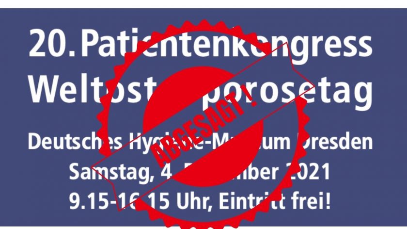 Abgesagt: Der 20. BfO-Patientenkongress findet nicht statt!